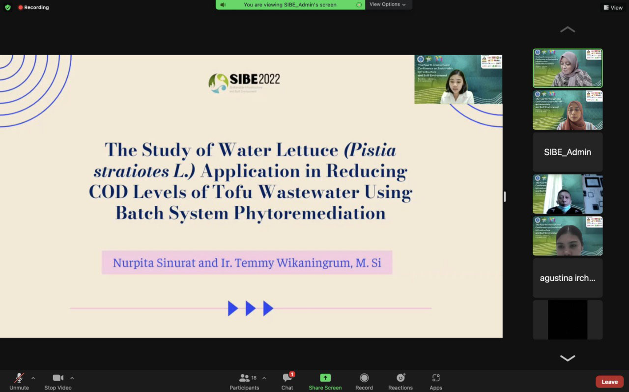 Lecturer and Students of Environmental Engineering President Univ Become Presenter at International Conference